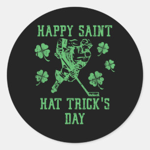Fijne Saint Hat Tricks Day Funny St Patrick's Day Ronde Sticker