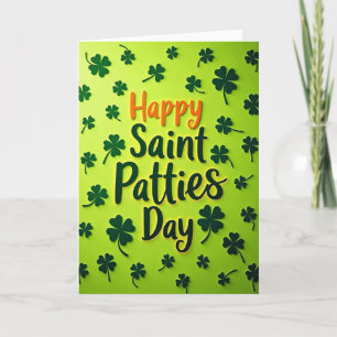Fijne Saint Patties Dag Kaart