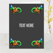 Fijne Samhain! Kaart (Gele Bloem)