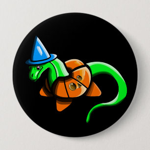 Fijne Samhain! Ronde Button 4,0 Cm