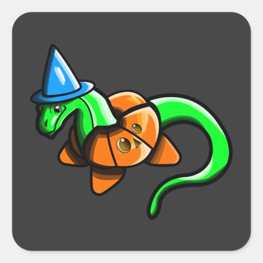 Fijne Samhain! Vierkante Sticker (Voorkant)