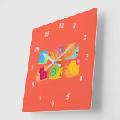 Fijne slakken vierkante klok (Hoek)