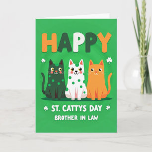 Fijne St. Cattys Dag Verjaardagskaart voor Schoonb Kaart