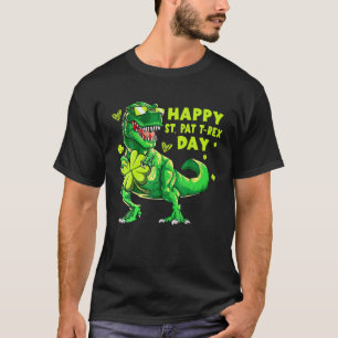 Fijne St Pat Trex Dag St Patrick Dag Dinosaurus Ca T-shirt