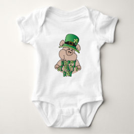 Fijne 🍀 St. Patrick Day's Green Pig 🐷! Romper