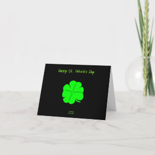 Fijne St. Patrick's Dag Kleine Wenskaart Kaart