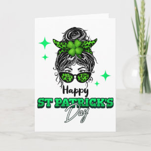 Fijne St. Patrick's Dag Rommelige Knot St. Paddys Kaart