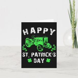 Fijne St. Patrick's Dag Tractor Grappige Peuter Jo Kaart