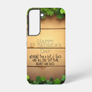 Fijne St. Patrick's Dag Wensen 🍀 Samsung Galaxy Hoesje