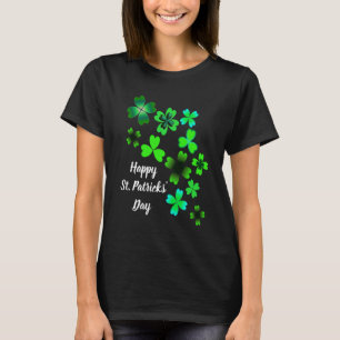 Fijne St. Patrick's Day, Green Lucky Shamrock T-shirt