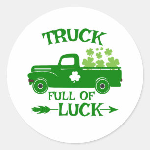 Fijne St. Patrick's Day ☘️🎉 Ronde Sticker