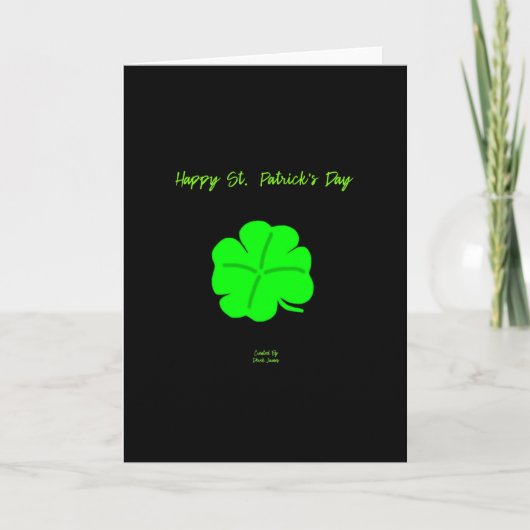 Fijne St. Patrick's Day verticale wenskaart Kaart (Voorkant)