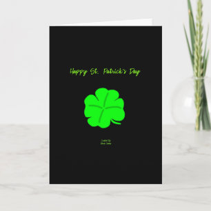 Fijne St. Patrick's Day verticale wenskaart Kaart