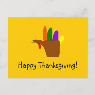 Fijne Thanksgiving! -briefkaart Feestdagenkaart