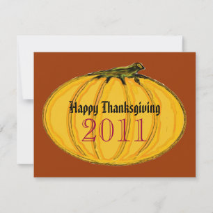 Fijne Thanksgiving in het museum Zazzle Gifts Feestdagenkaart