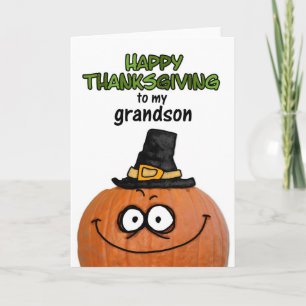 Fijne Thanksgiving voor mijn kleinzoon Feestdagen Kaart
