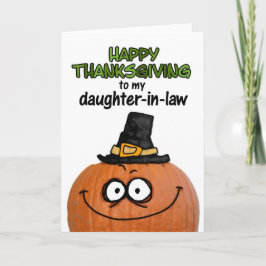 Fijne Thanksgiving voor mijn schoondochter Feestdagen Kaart