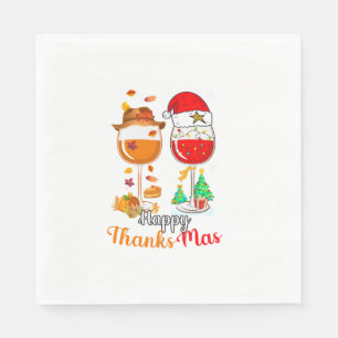 Fijne Thanksmas Wijn Thanksgiving Kerstmis Lange S Servet