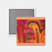 Fijne Vaderdag! -2008 Magneet (Voorkant / Achterkant)