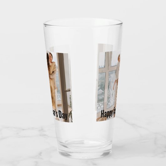 Fijne Vaderdag | 2 foto's | Aangepaste tekst afdru Glas (Links)