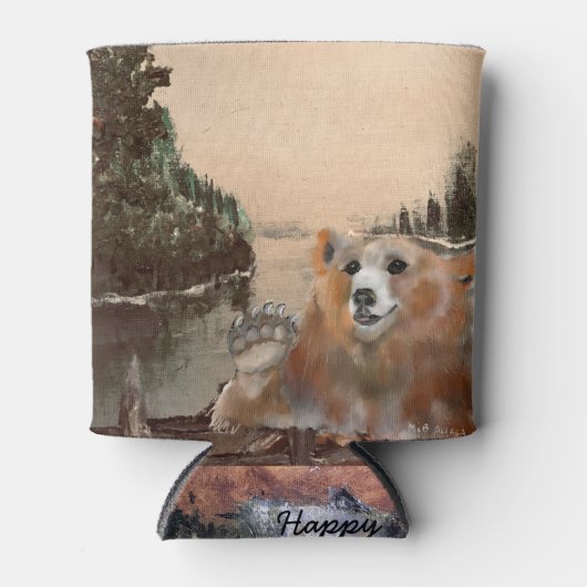 Fijne vaderdag blikjeskoeler (Voorkant)