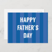 Fijne Vaderdag Briefkaart (Voorkant / Achterkant)