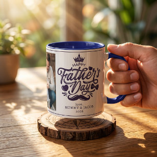 Fijne Vaderdag   Daddy Foto Koffie Mok