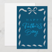 Fijne Vaderdag Feestdagenkaart (Voorkant / Achterkant)