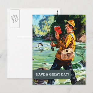 Fijne Vaderdag. kunst Briefkaart