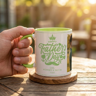 Fijne Vaderdag   Papa Foto Koffie Mok