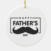 Fijne Vaderdag snor | ORNAMENT (Achterkant)