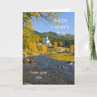 Fijne Vaderdag, van je zoon Kaart