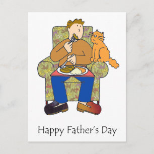 Fijne Vaderdag voor Cat Lover Briefkaart