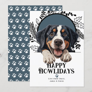 Fijne vakantie Greater Swiss Mountain Dog Feestdagenkaart