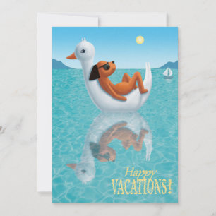 Fijne vakanties! feestdagenkaart