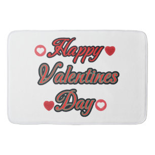 Fijne Valentiendag voor cadeau Badmat