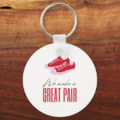 Fijne valentijn 2023 Mijn liefdeshart Sleutelhanger (Voorkant)