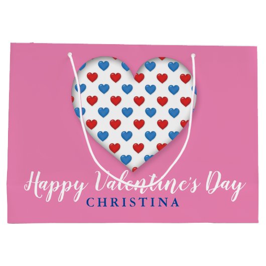 Fijne Valentijn Dag Groot Cadeauzakje (Achterkant)