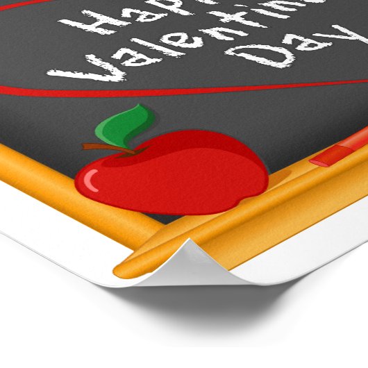 Fijne Valentijn Dag! Poster (Hoek)