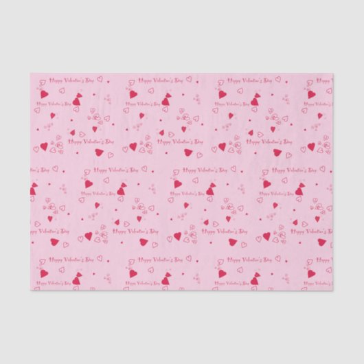 Fijne Valentijn Dag Tissuepapier (Voorkant)