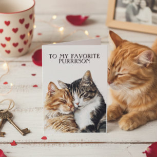 Fijne Valentijn voor mijn favoriete Purrsoon Kaart