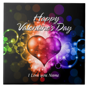 Fijne Valentijnsdag 5 Tile Tegeltje