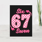 Fijne Valentijnsdag 67 Meme Harten Coquette Strik  Kaart (Voorkant)