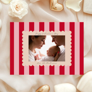 Fijne Valentijnsdag aangepaste foto modern Feestdagenkaart