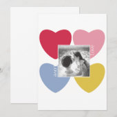 Fijne valentijnsdag - aangepaste fotocollage kaart (Voorkant / Achterkant)