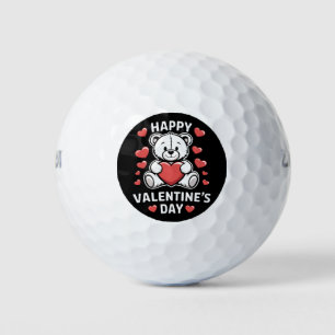 Fijne Valentijnsdag Beer Vday Golfballen