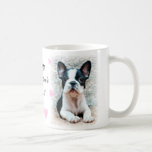 Fijne Valentijnsdag Franse Bulldog puppy mok