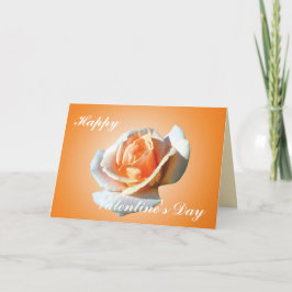 Fijne Valentijnsdag, gele roos Feestdagen Kaart