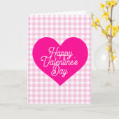 Fijne Valentijnsdag hart Vakantie Kaart (Gele Bloem)