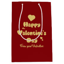 Fijne Valentijnsdag Harten Cute Gift Zak